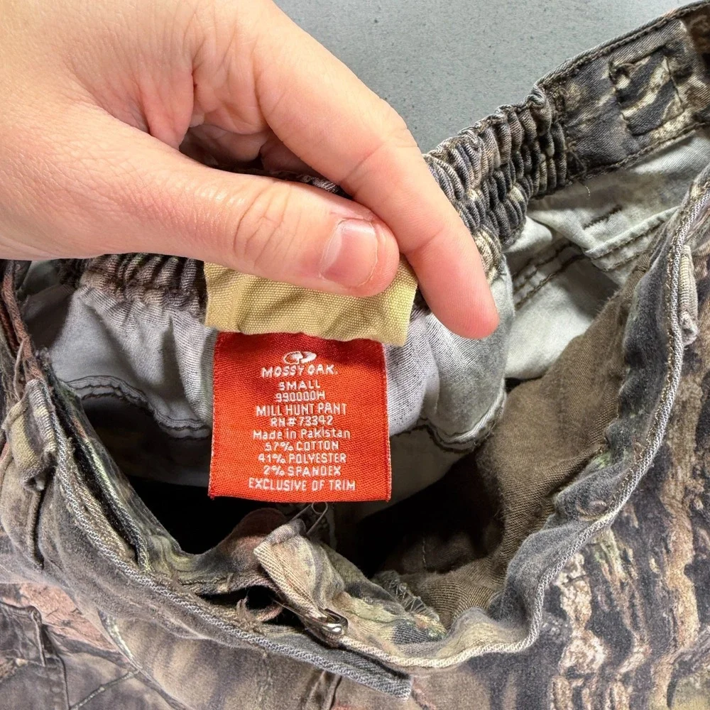 Mossy Oak Break-Up Country Camo Cargo Pants Mens Small 30x31 Hunting Outdoor 90s